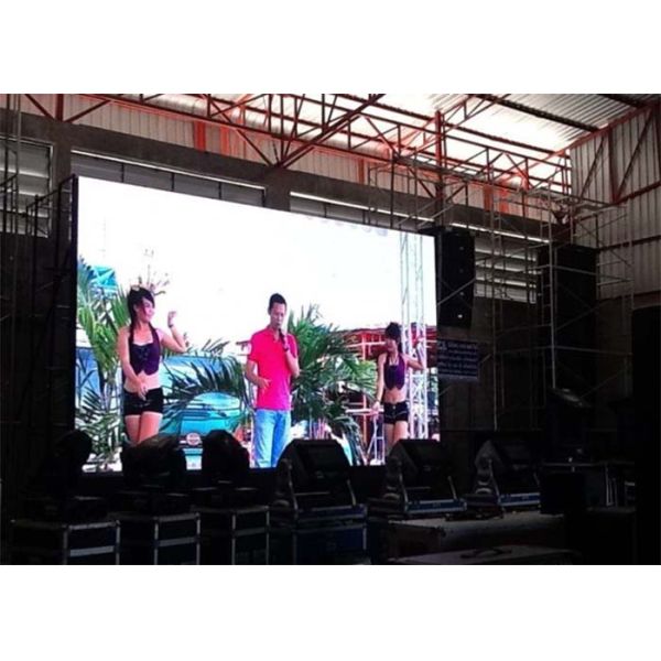 Commercial Outdoor Stage Rental LED Display P3.9 For Business 65536 Pixels/M2
