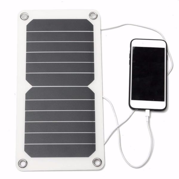 A Grade Sunpower Thin Flexible Solar Panels 5V 5W For Outdoor Traving / Camping