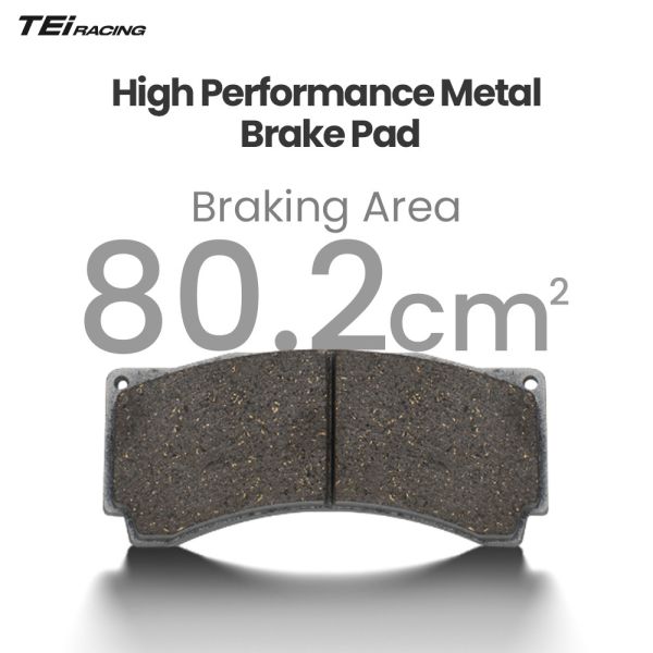 TEi GTS6 Caliper 6 Piston BBK Front Racing Brake Kit for Nissan 350Z 370Z Mazda RX-7 RX-8 Honda S2000