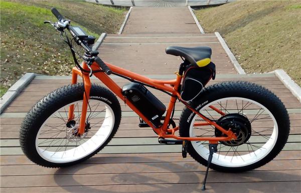 Long Range 250w Big Tire Mountain Bike For Boys / Girls 25kph 36v