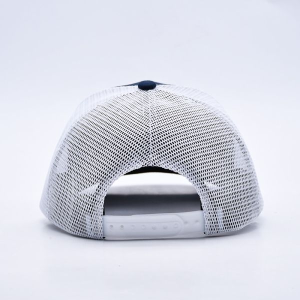 BSCI Oem Custom Logo Embroidered Richardson Trucker Hat Mesh Snap Back Gorras 6 Panel Trucker Cap