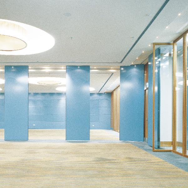 85mm Wood Melamine Conference Room Sound Proof Partition Walls Sliding Types