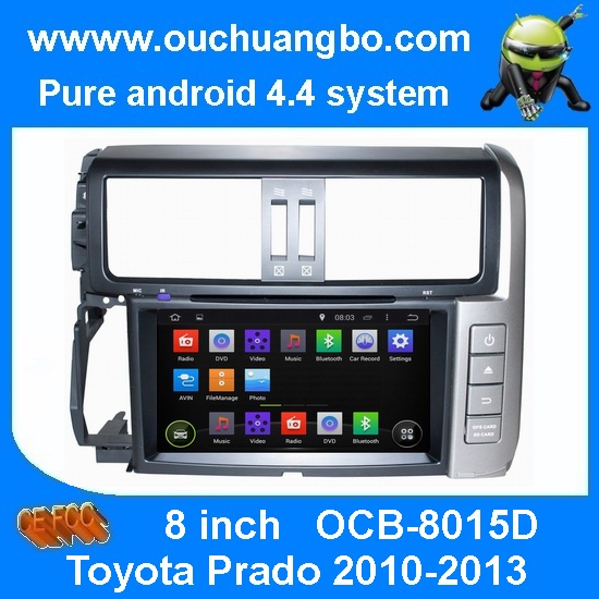 Ouchuangbo Auto GPS Navigation DVD Stereo System for Toyota Prado 2010-2013 Car Kit Android 4.4 Radio OCB-8015D