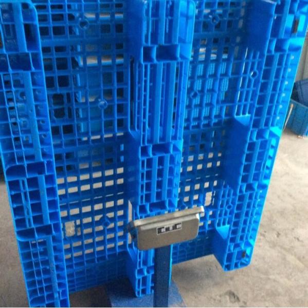 Light weight one time plastic pallets for transport and storage, Heavy duty cross bottom plastic pallet with 6 runners