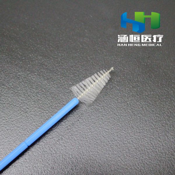 Hospital Medical HPV Endocervical Brushes Nylon Head Epoxy Ball
