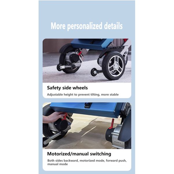 Hospital And Home Folding Electric Mobility Chair For Mobility Assistance