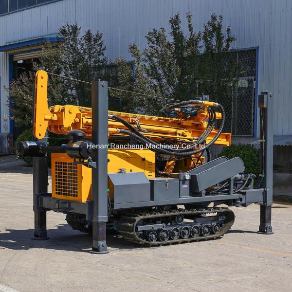 High Efficiency 200m Depth Crawler-Mounted Water Well Drilling Rig Machine
