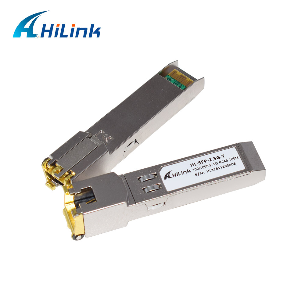 2.5GBASE - Модуль RJ приемопередатчика SFP меди t - 45 100M CAT5 2.5G/1000/100Base-T