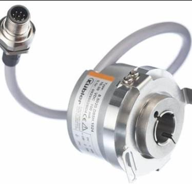 Kuebler 8.5020.D33F.0360.0020 Incremental Stator Coupling 10mm Bore 7273/5-30V 2m Cable 360PPR