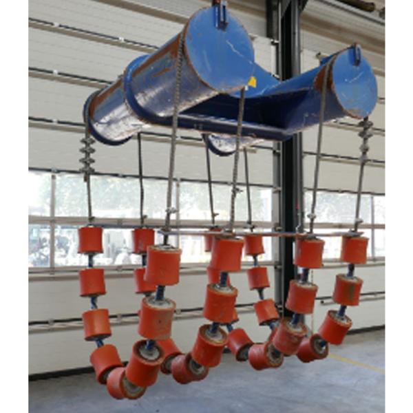 1219mm-1524mm Pipe Lifting And Lowering Equipment Pipeline Roller Cradles