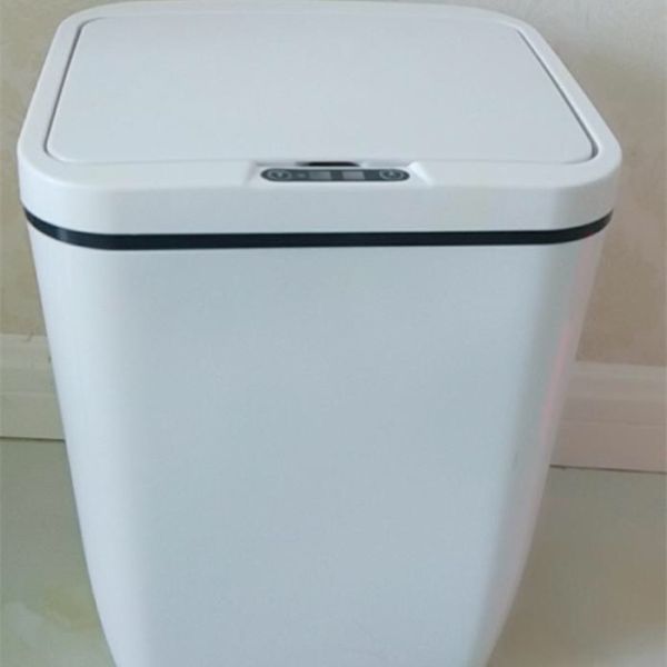 Anti Rust Sensor Trash Bin , Low Energy Consuming Sensor Garbage Bin