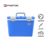 10L Refrigerador de plástico de longa duração Medicina veterinária Entrega de medicamentos Transporte
