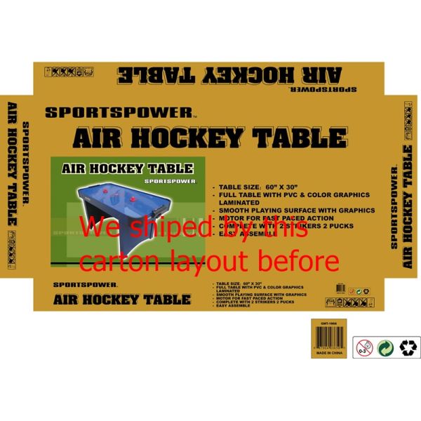 Kid's superior air hockey table 5FT electronical power game table