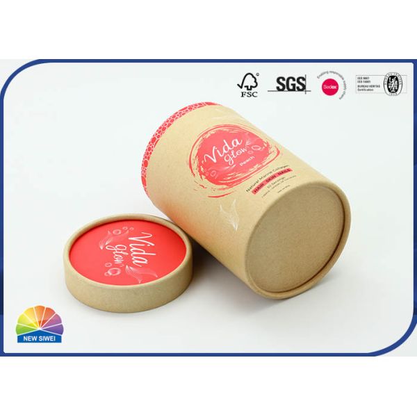 157gsm бумага с покрытием 4C напечатала трубку упаковывая ядр Eco дружелюбное Kraft