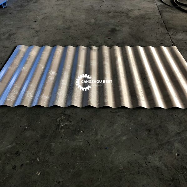 Powerful 5.5kw Motor Driven Corrugated Sheet Rolling Machine 12m/Min