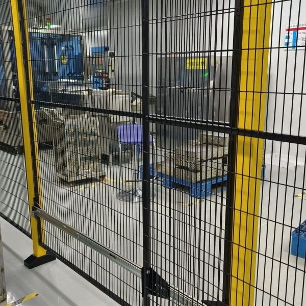 Security Isolation Safety Fence Robot Protection Line Floor Mounted