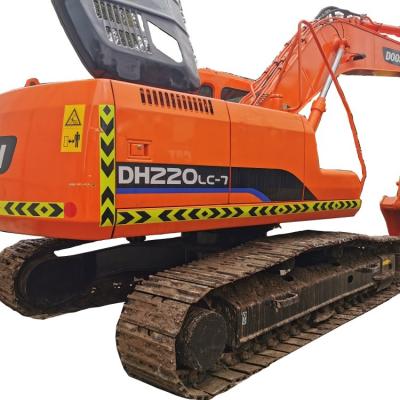 22tan Doosan Excavator DH220LC-7 Super for High Slope Efficiency and Good Cab Sealing
