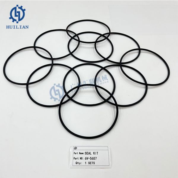 Excavator Seal Kit 6V-5657 5.33 X 148.59mm 75A NBR O-Ring For 5130 5130B