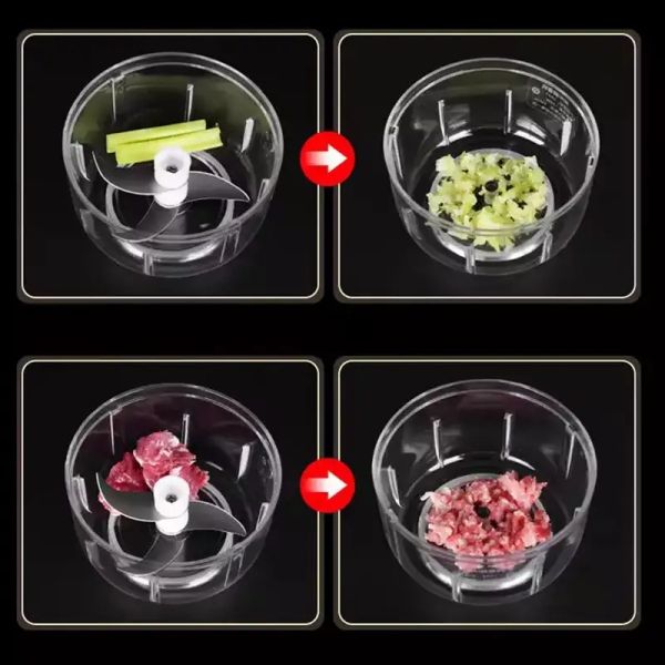 Stocked Garlic Press Vegetable Chopper Crusher Grinder Multifunction Handheld Cutter