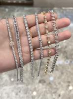 Fine Jewelry Lab Grown Diamond Bracelet Carbon DEF Color Fancy Shape Tennis Bracelet