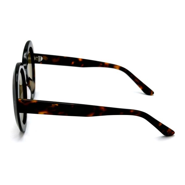 AS101 Round Womens UV Protected Acetate Sunglasses with CR 39 Lenses