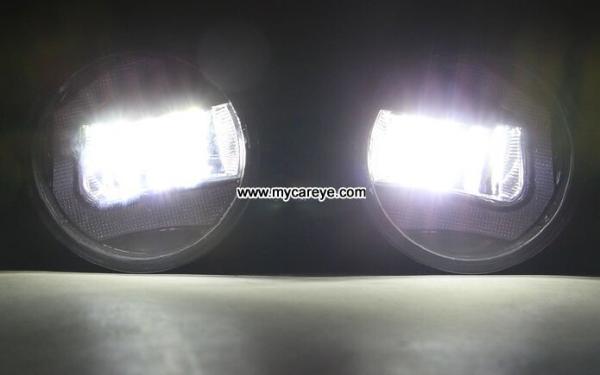 Peugeot 4008 front fog lamp LED steering daytime running lights kit DRL