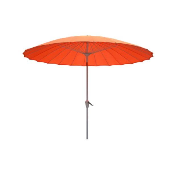 Fiberglass Ribs Round Patio Umbrella 3m Garden Parasol Umbrella