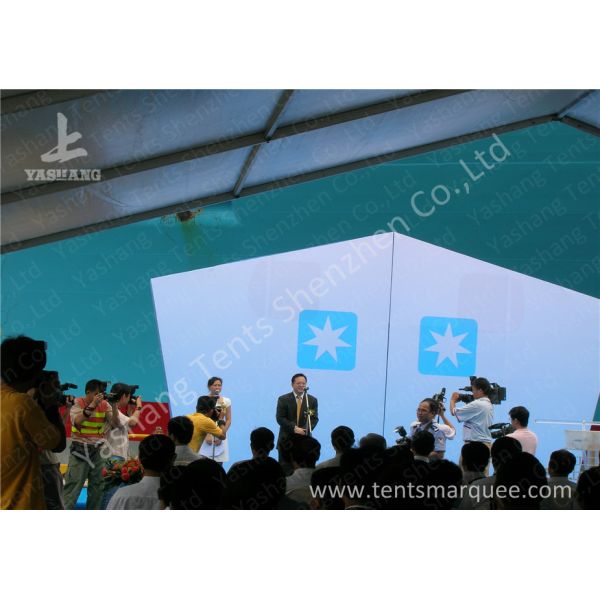 Clear Span No Center Large Canopy Tent Gable Pole Aluminum Alloy Frame