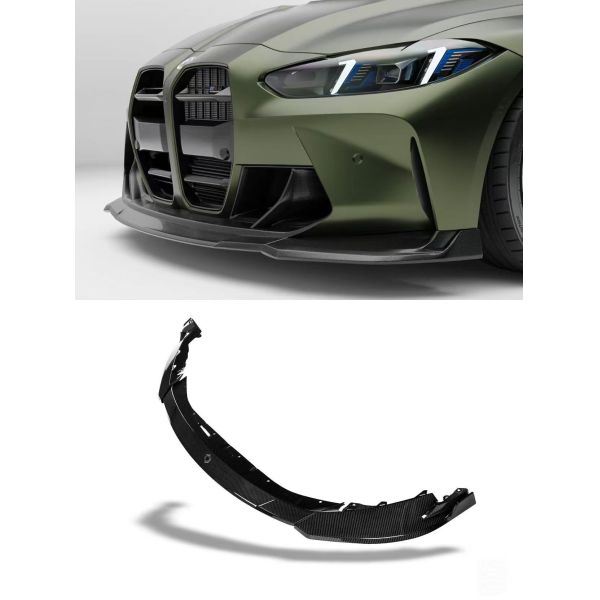 For BMW G82 M4 Dry Carbon Fiber Body Kit M4 RZ-style Front Lip Diffuser Spoiler Side Skirts M4 Fenders