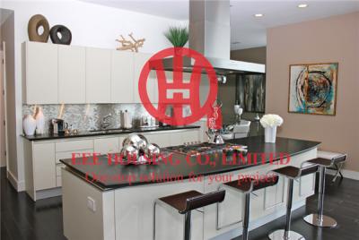 Customized Modern Lacquer Kitchen Cabinet with Excellent Design and Quality MOQ is 1 set & Shipping by Sea