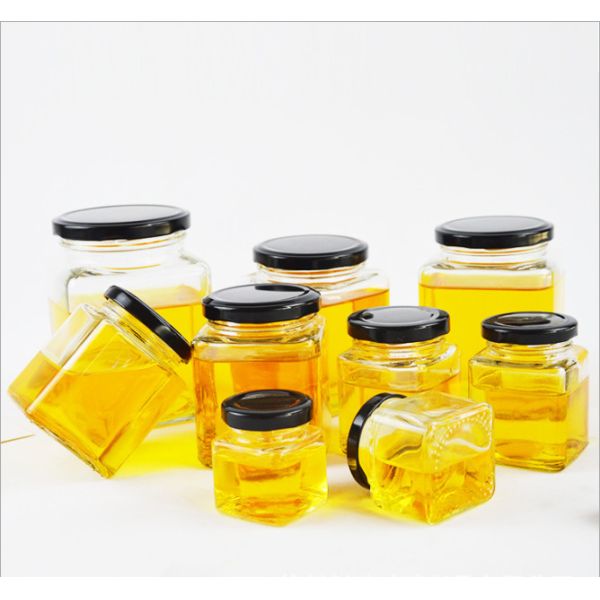 50ml Classic Square Honey Jar