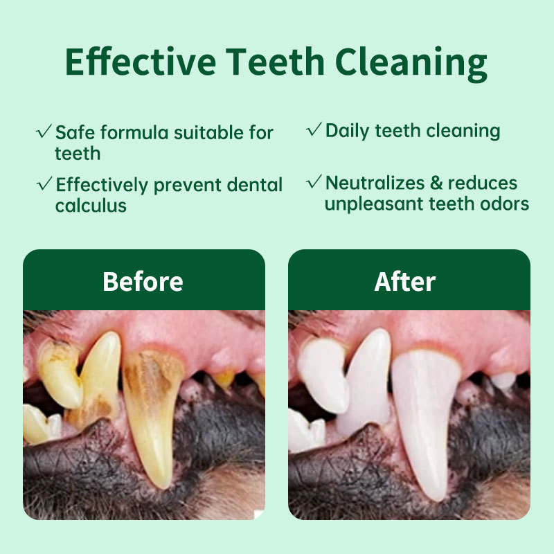 OEM&ODM Custom Private-Label 50pcs Alcohol-Free Effective Dog Remove Teeth Tear Stains Pet Dental Wipes