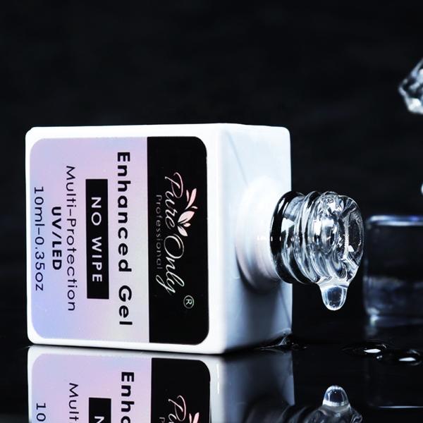 Matériau de protection de l'environnement Gel ongles vernis de base manteau haut avec lampe LED 30s Temps de guérison et choix écologique