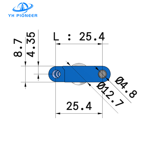 Polyoxymethylene POM Plastic Modular Belt With Roller For Automation And Sorting