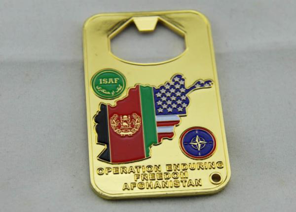 Metal Soft Enamelpersonalized Coins Usmc With Bottle Opener And Gold Plating