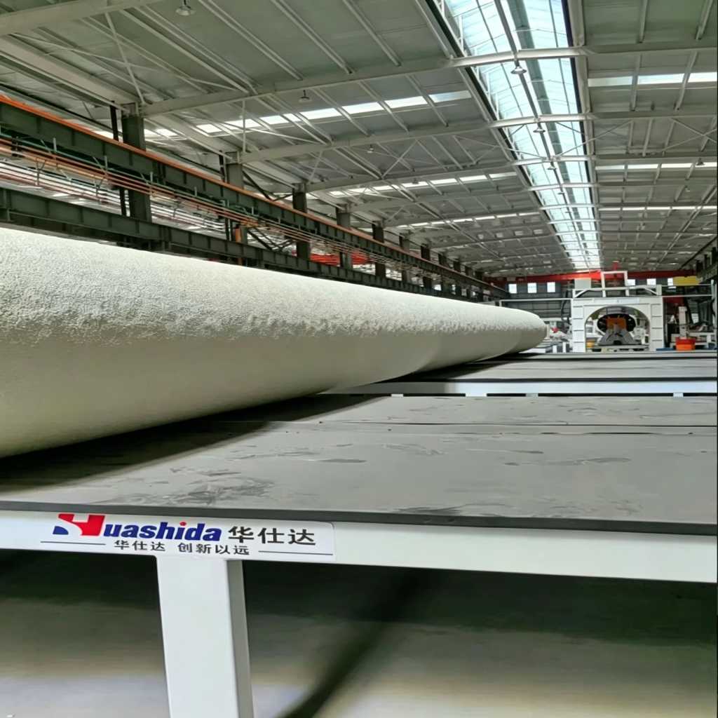 Polyurethane Spraying Thermal Winding Polyethylene Wrapping Production Line