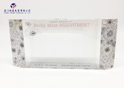 Multifunctional Plastic Retail Packaging Boxes Silver Hot Stamping On Front Side