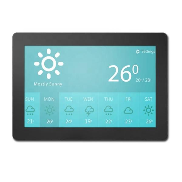 800cd/M2 TFT LCD Touch Screen Display 10 Inch 1280xRGBx800 Resolution