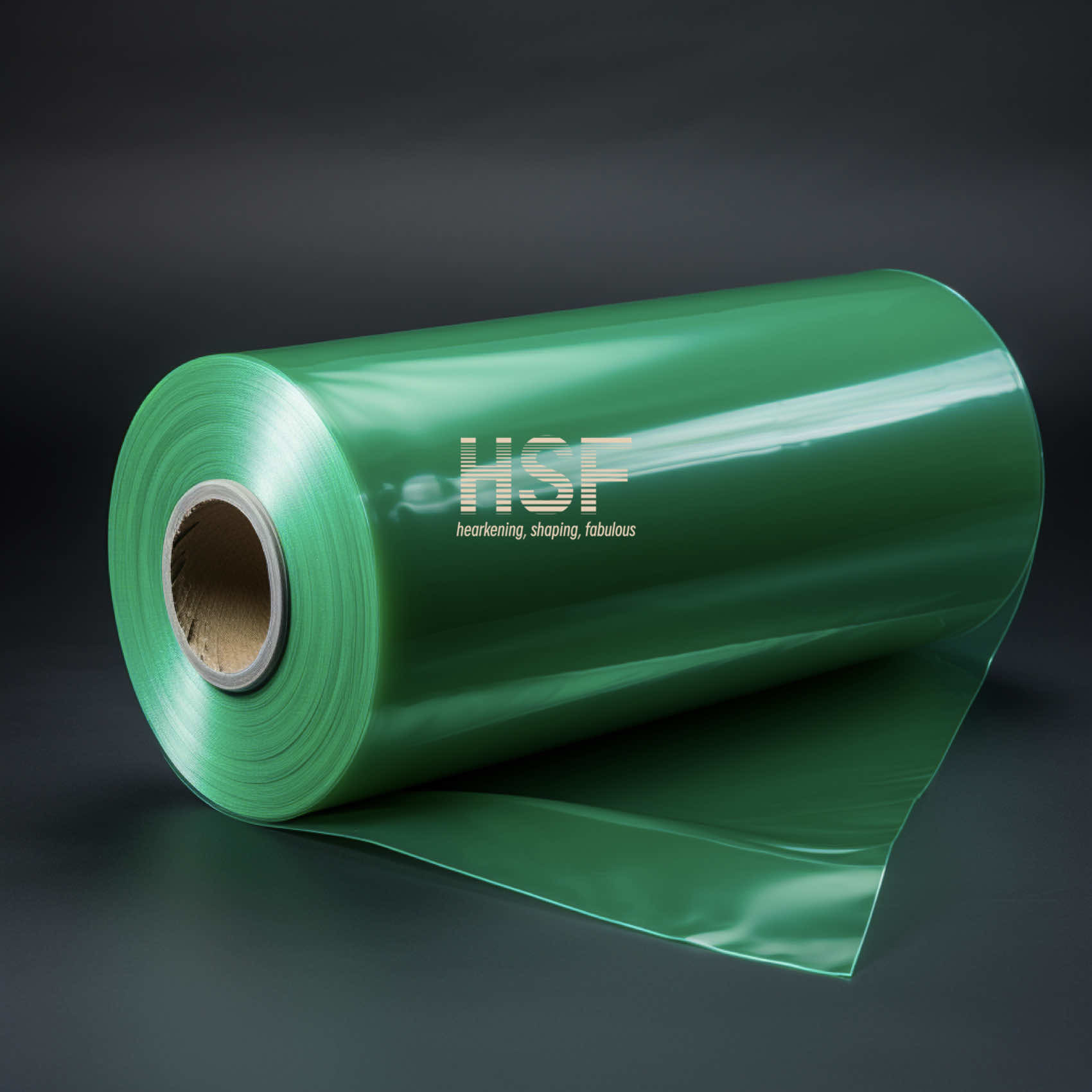 50 микрон непрозрачная зеленая моноаксиально ориентированная полиэтиленовая пленка PE