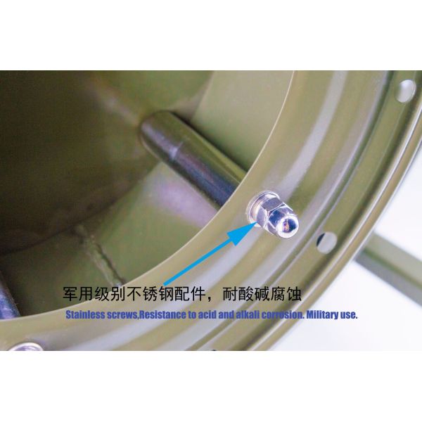 Волокно войск/полевой операции - оптический вьюрок металла тросового ролика с расчалками