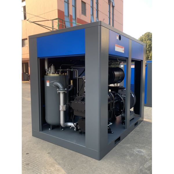 AGCD-185D II B VP Screw Air Compressor, Specifically Designed for Factory Energy-Saving Retrofits; Two-Stage Compression Saves 30%+ on Electricity Costs