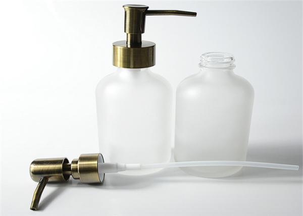 250ml White Frosted Glass Lotion Bottles For Packaging ,for  hand sanitizing spray