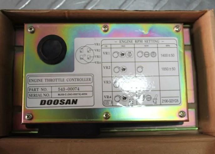 DH225-7 Части экскаваторного двигателя ECU Компьютерный контроллер 543-00074 ECM Контрольная панель для Daewoo Doosan
