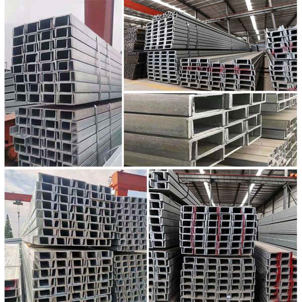 Hot Rolled Galvanized Steel Profile 50mm * 150mm Steel C Channel Beam Q235