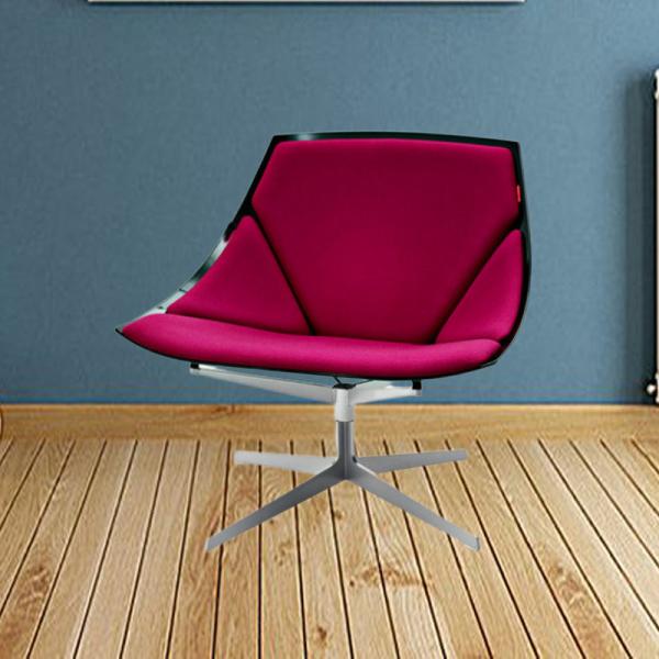 Modern design office chair leather sofa black leisure chairs set for office and hotel