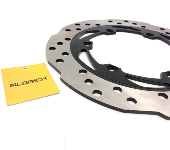 Bajaj Pulsar 200NS Rear Brake Disc - Premium Steel Motorcycle Braking Rotor (Standard Size OEM Replacement)