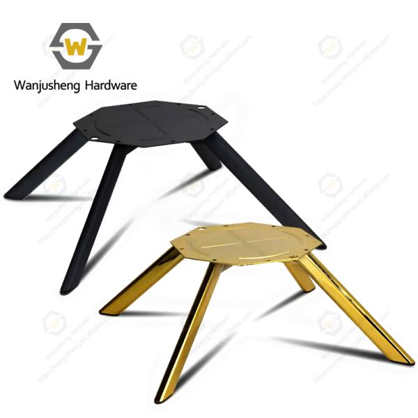 Lightweight Luxury Black Metal Lounge Chair Sofa Legs Base Furniture Accessories Hotel and Living Room Hardware