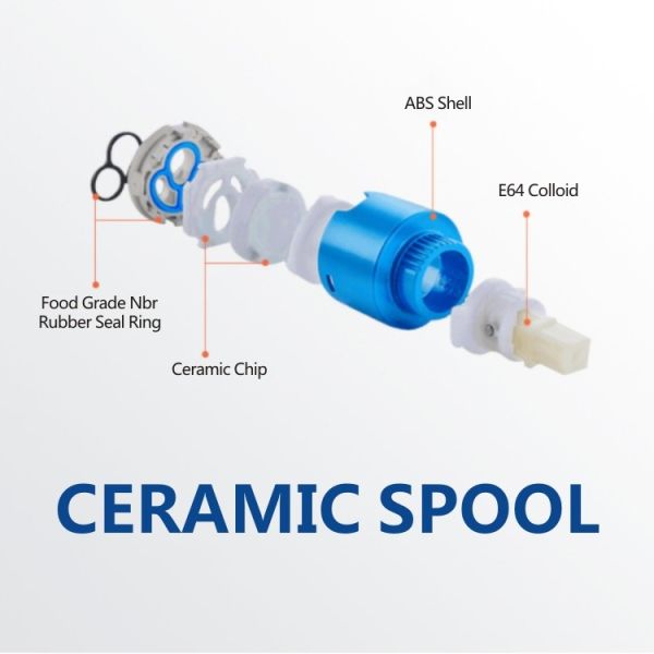 304 Stainless Steel Kitchen Faucet Bathroom Tap Hot Cold Basin Mixer Faucet