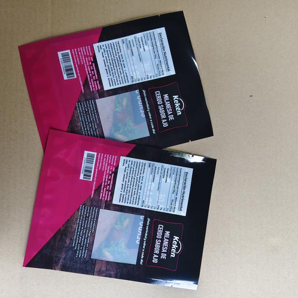 Food Safety Grade Stand Up Pouches With Visible Window Customizable High Definition Digital Printing.