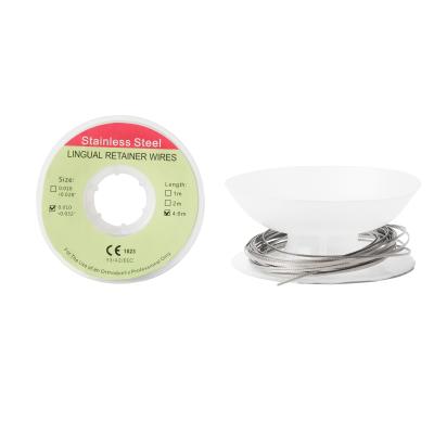 Dead Soft Flat 4.6m Spool Orthodontic Fixed Retainer Wire Lingual Retainer Wire 60